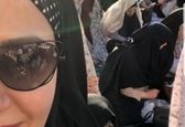 خاله شادونه در نماز عید فطر سال گذشته +عکس