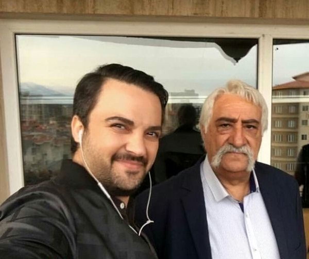 مهدی سلوکی و پدر بزرگ بداخلاقش+عکس