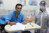 کنکور ارشد داوطلب مبتلا به کرونا در بیمارستان مسیح‌ دانشوری+عکس 