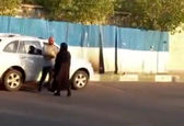 بدلکاری جالب سر صحنه فیلم مهدی کوشکی +فیلم