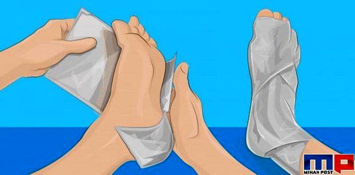 پیچیدن پاها در فویل چه فوایدی دارد ؟