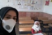 سلفی جالب خانم معلم با تنها دانش آموزش +عکس