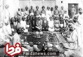 دورهمی مردان قاجاری در شب یلدا +عکس 