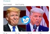 رنگ موی جدید ترامپ! +عکس