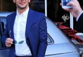 استایل امین حیایی با کت و شلوار شیک رنگ سال +عکس
