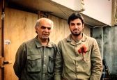 سیروس گرجستانی در گریم یک بسیجی +عکس