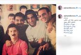 عکس خاطره انگیز برزو ارجمند از مهرداد میناوند