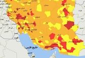 جدیدترین رنگ‌بندی کرونا در شهرهای ایران
