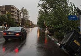 طوفان و باران در راه تهران