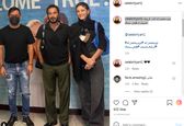 عکس بازیگران: تیپ نوید محمدزاده و همسر بازیگرش در خیابان 