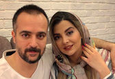 «ارسطو» و همسر واقعی اش در شب تولدش + عکس
