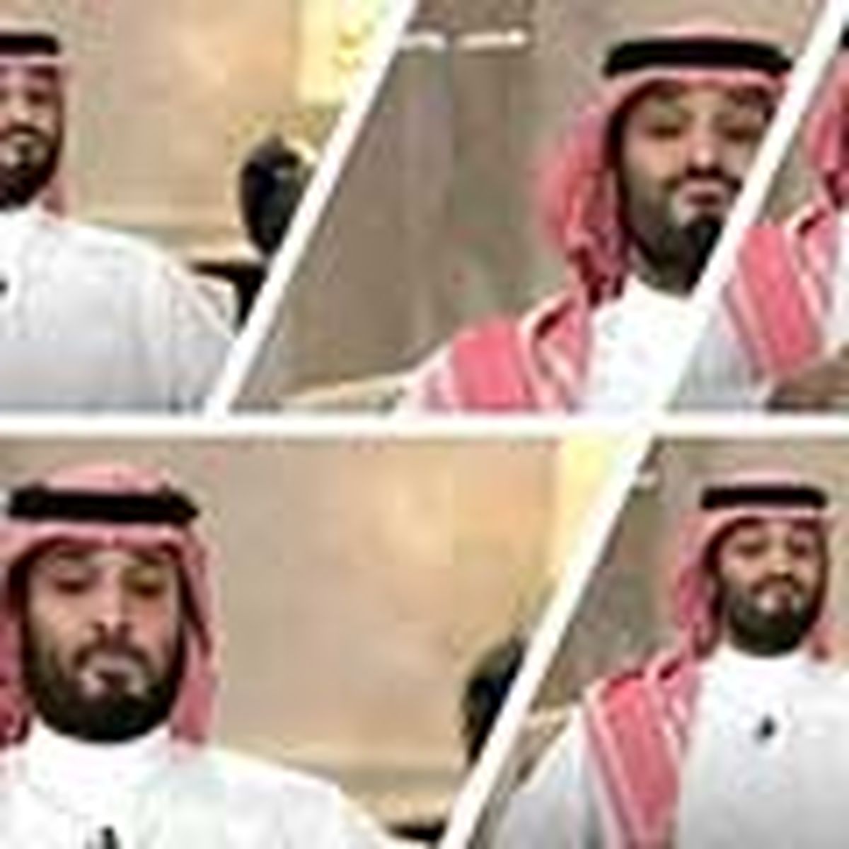 حرکات عجیب بن‌سلمان در مصاحبه تلویزیونی! +عکس و فیلم