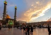 عملیات اطفاء حریق در آستان مقدس حضرت عبدالعظیم(ع)