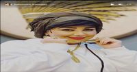 دلبری کردن بهنوش بختیاری با لباس هندی برای هالک | خانم چه عشوه ای میاد با چتریای آبیش