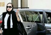 خودروی لاکچری همسر جدید مهدی پاکدل در پاریس +عکس