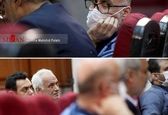نگاه اکبر طبری به فرهاد مشایخ در دادگاه سوژه شد +عکس