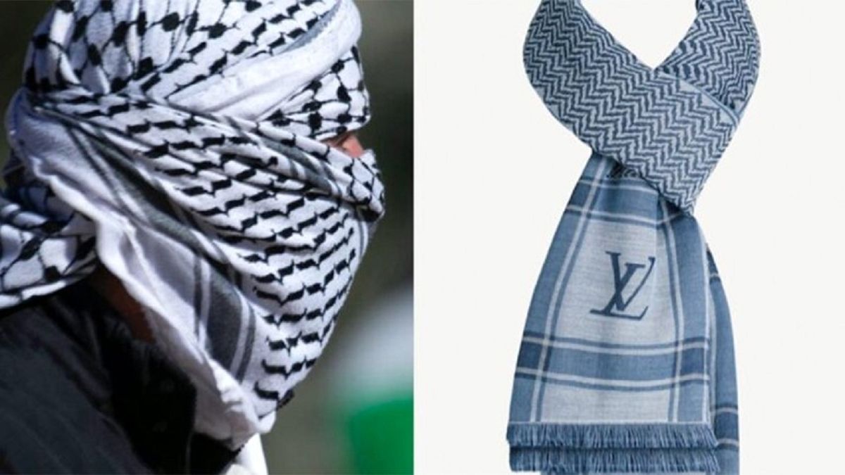 چفیه با برند فرانسوی خشم فلسطینی‌ها را برانگیخت! +عکس