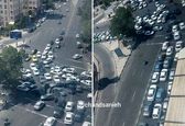 عکس عجیب از خیابانی در تهران با قطعی برق