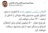 وعده‌ عجیب یک کاندیدا درباره وام ازدواج +عکس