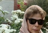 سلفی شیوا خنیاگر با گل های بهاری+عکس