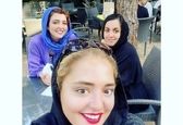 استراحت نرگس محمدی و خواهرش بعد ورزش+عکس