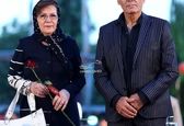 جمشید هاشم پور درکنار همسرش +عکس