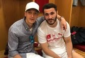 دستگیری همسر فوتبالیست معروف برای حمل اسلحه +عکس