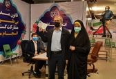 مسعود پزشکیان و دخترش در ستاد انتخابات +عکس