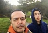 سلفی فریبرز عرب نیا با پسر جوانش + عکس 