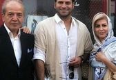 روزبه حصاری درکنار پدر و مادرش +عکس