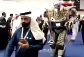 بادیگارد غول پیکر پادشاه بحرین در سفرش به دوبی همه را شوکه کرد +عکس و فیلم 