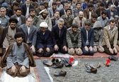  فرزند میلیاردر ایتالیایی و سردار قاآنی در صف نماز جمعه +عکس