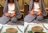 دختر بانمک آرزو افشار در حال دعا کردن+عکس 
