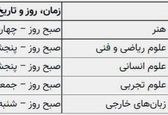 زمانبندی کنکور 1400 اعلام شد+جدول
