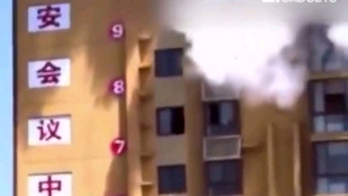 فناوری جدید چینی ها برای خاموش کردن آسمانخراش های آتش گرفته! +فیلم
