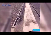 کمک جالب خلبان بالگرد به یک رفتگر! +فیلم