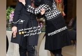 گلشید بحرایی با تیپ عجیب در کنار رفیق بازیگرش +عکس