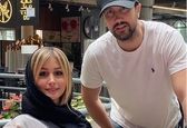 کلاه به سر زن شاهرخ استخری با این فیگور !