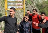 کوهپیمایی علیرضا بیرانوند و وریا غفوری درارتفاعات درکه!