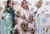 ساناز سماواتی و فریبا نادری با چادر گلدار +عکس