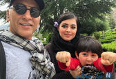 همسر جوان حمیدرضا آذرنگ+عکس