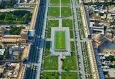 تصویر هوایی زیبا از میدان نقش جهان