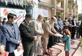 صف عجیب مسئولان در کرمان! +عکس