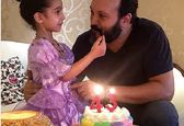 جشن تولد کامبیز دیرباز در کنار دخترش نیاز +عکس
