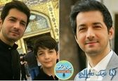 شباهت مجری معروف و پسرش +عکس