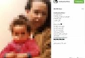 عکس متفاوت آزیتا حاجیان در اینستاگرام دخترش! +عکس