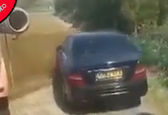 کشاورز عصبانی بنز لاکچری مزاحم را به گند کشید ! +عکس