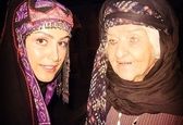 ماه چهره خلیلی و مادربزرگش با روبنده و پوشش عربی! +عکس