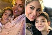 همسر دوم «بابک جهانبخش» و فرزندانش  +عکس