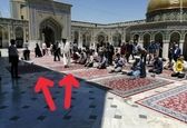 حرکت معنادار امام جماعت حرم امام رضا+عکس